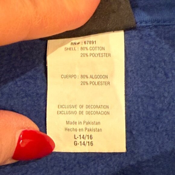 REEBOK NFL Youth Boys Indianapolis Colts Pullover Hoodie (Size: 14/16) - Picture 8 of 9